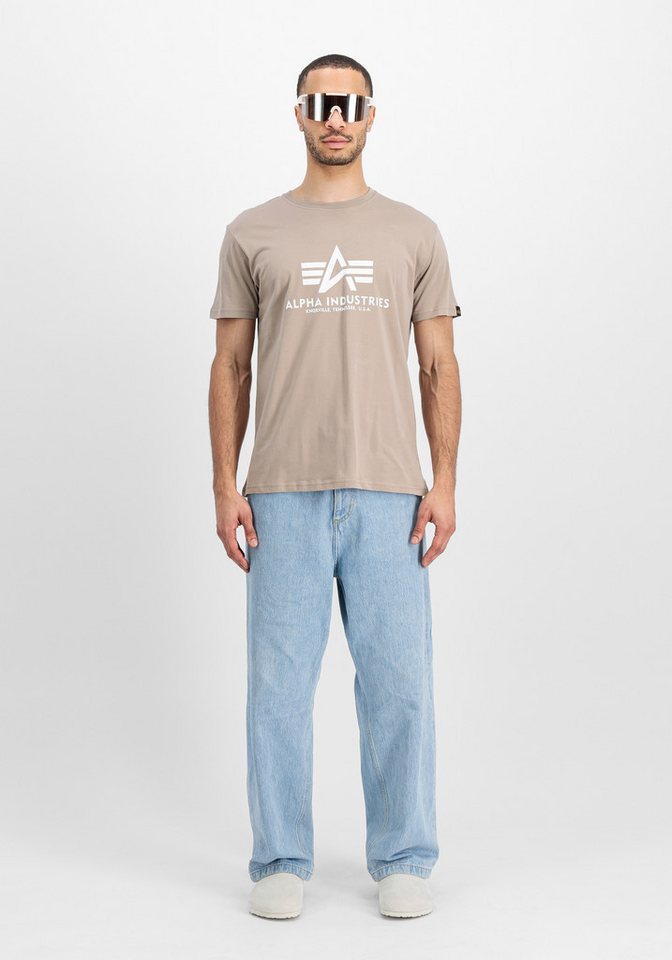 Alpha Industries T-Shirt Basic T-Shirt Baumwolle, regular fit – Bild 5 von 5