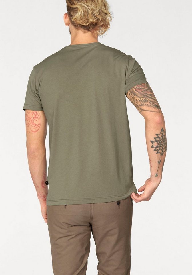 Alpha Industries T-Shirt Basic T-Shirt Baumwolle, regular fit – Bild 2 von 5