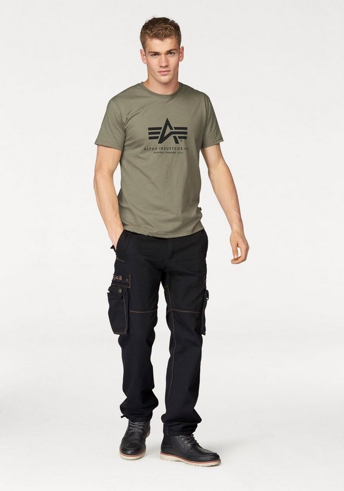 Alpha Industries T-Shirt Basic T-Shirt Baumwolle, regular fit – Bild 4 von 5