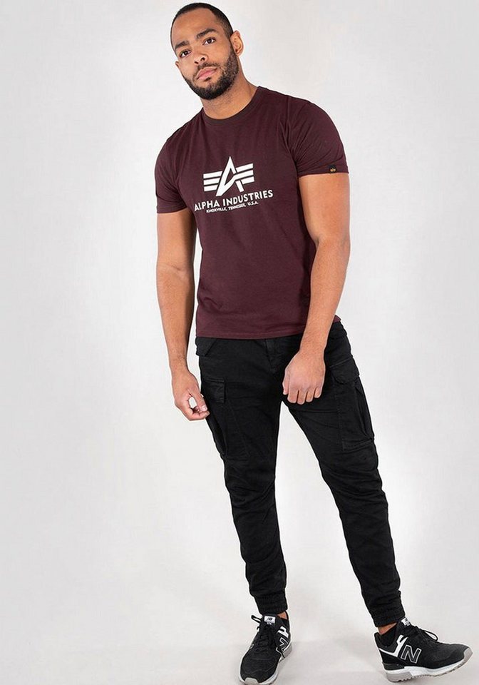 Alpha Industries T-Shirt Basic T-Shirt Baumwolle, regular fit – Bild 3 von 5