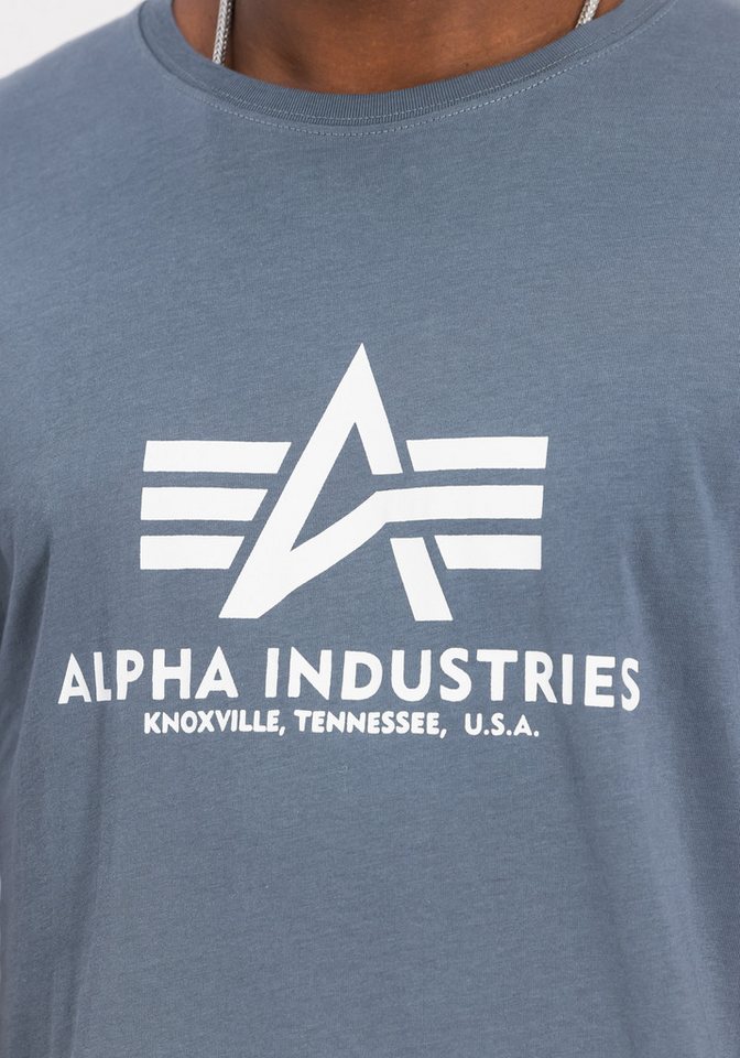 Alpha Industries T-Shirt Basic T-Shirt Baumwolle, regular fit – Bild 3 von 5
