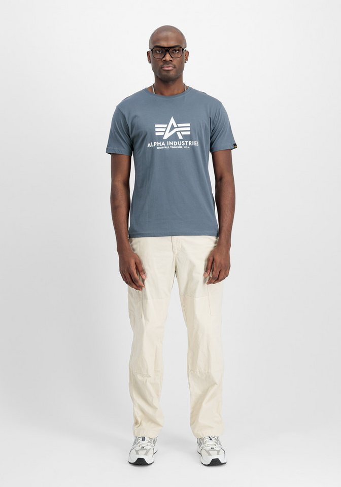 Alpha Industries T-Shirt Basic T-Shirt Baumwolle, regular fit – Bild 4 von 5