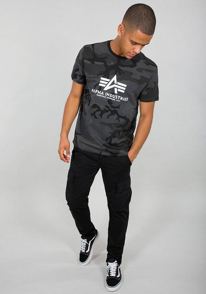 Alpha Industries T-Shirt Basic T-Shirt Baumwolle, regular fit – Bild 3 von 5