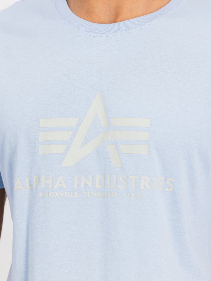 Alpha Industries T-Shirt Basic T-Shirt Baumwolle, regular fit – Bild 3 von 5