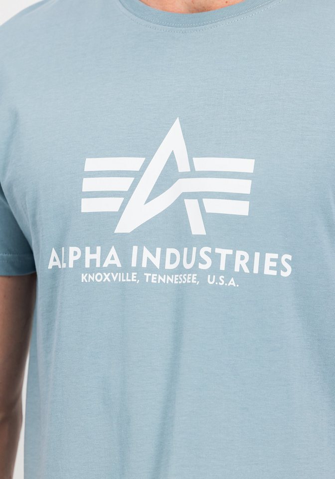 Alpha Industries T-Shirt Basic T-Shirt Baumwolle, regular fit – Bild 5 von 5