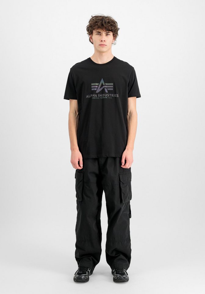 Alpha Industries T-Shirt Basic T-Shirt BL Rainbow Ref. – Bild 3 von 5