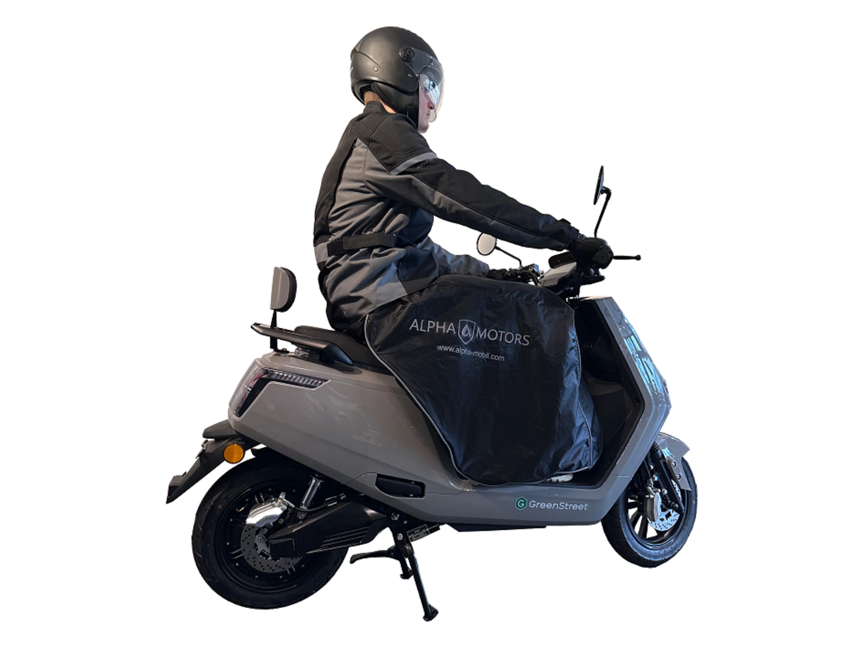 ALPHA MOTORS Bein- und Wetterschutz – Bild 2 von 3
