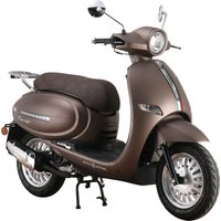 Alpha Motors Motorroller Cappucino, 125 ccm, 85 km/h, Euro 5+, mattbraun
