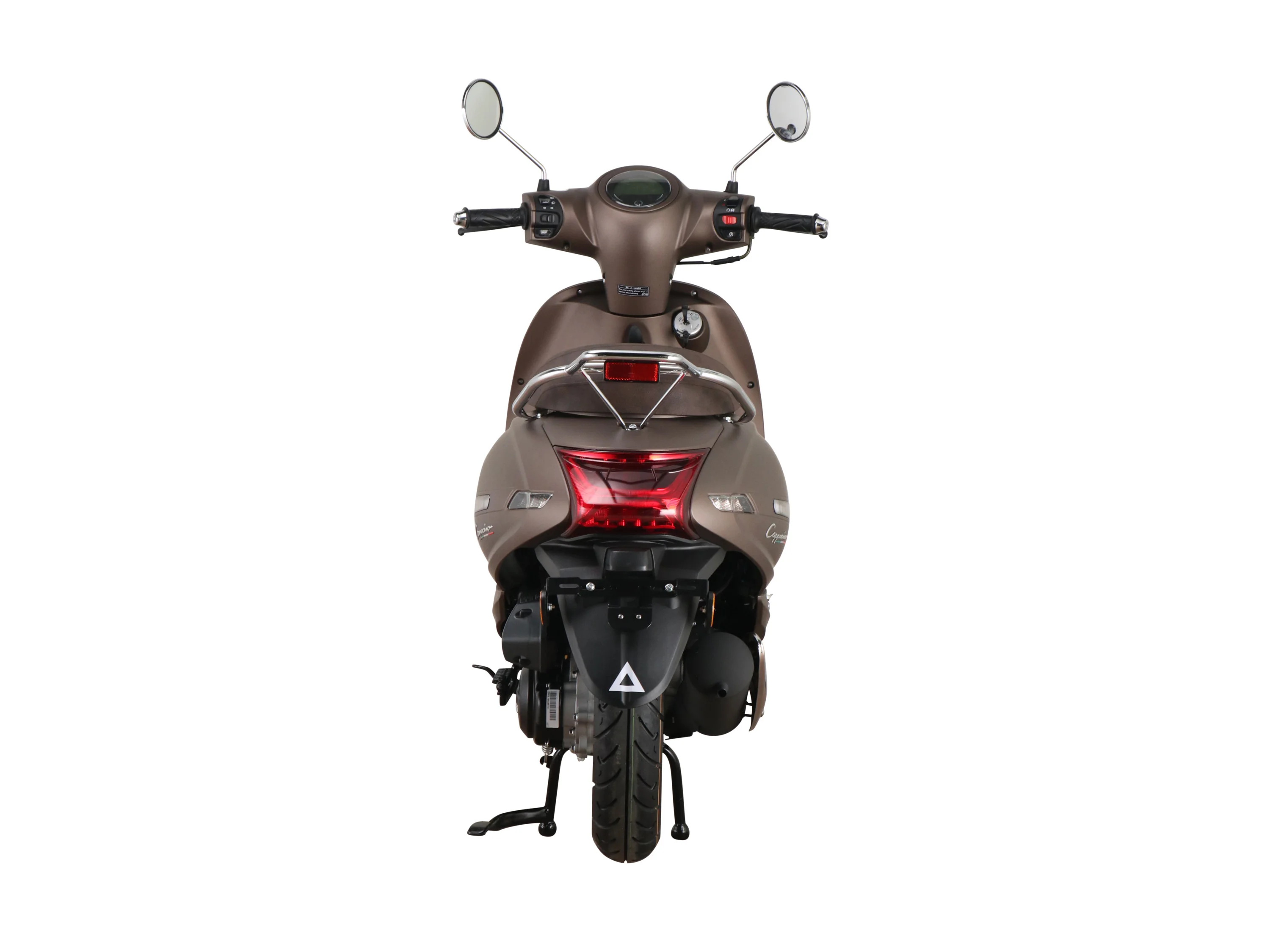 Alpha Motors Motorroller Cappucino, 125 ccm, 85 km/h, Euro 5+, mattbraun – Bild 4 von 4
