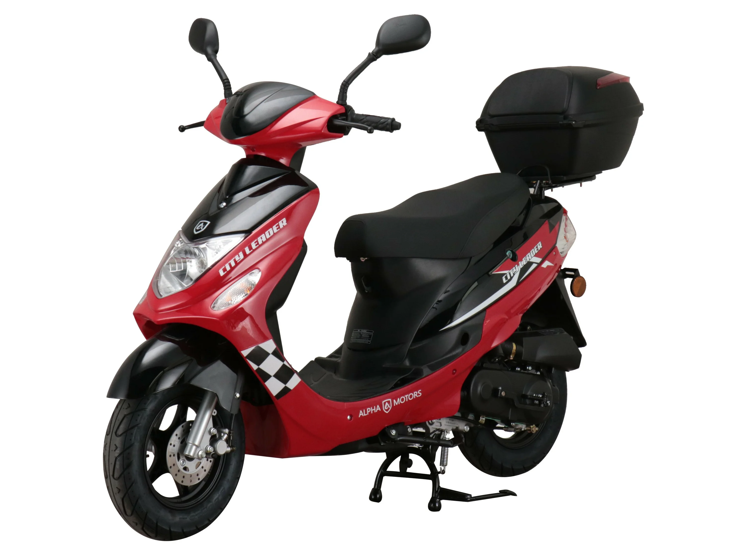 Alpha Motors Motorroller CityLeader, 50 ccm, 45 km/h, Euro 5, inkl. Topcase – Bild 2 von 4