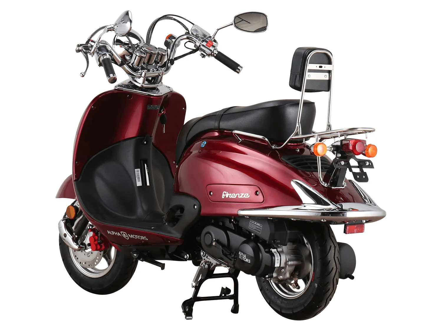 Alpha Motors Motorroller Retro Firenze, 50 ccm, 25 km/h, Euro 5, im Retro-Look – Bild 3 von 4
