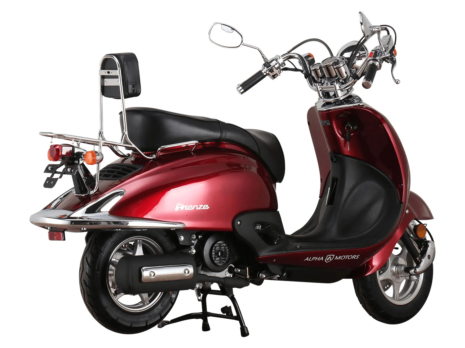 Alpha Motors Motorroller Retro Firenze, 50 ccm, 25 km/h, Euro 5, im Retro-Look – Bild 4 von 4