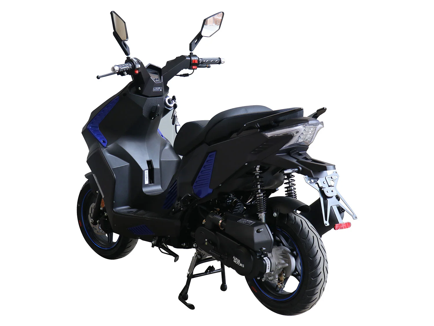 Alpha Motors Motorroller SHARK, 50 ccm, 45 km/h, Euro 5, mit integr. Alarmanlage, Keyless-System und USB-Anschluss – Bild 3 von 4