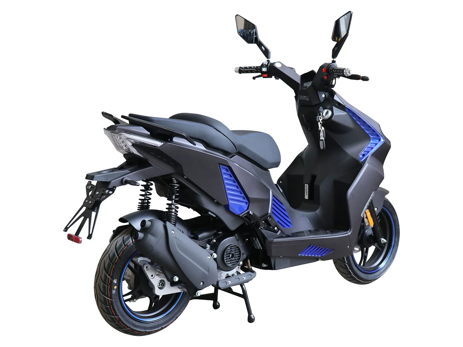 Alpha Motors Motorroller SHARK, 50 ccm, 45 km/h, Euro 5, mit integr. Alarmanlage, Keyless-System und USB-Anschluss – Bild 4 von 4