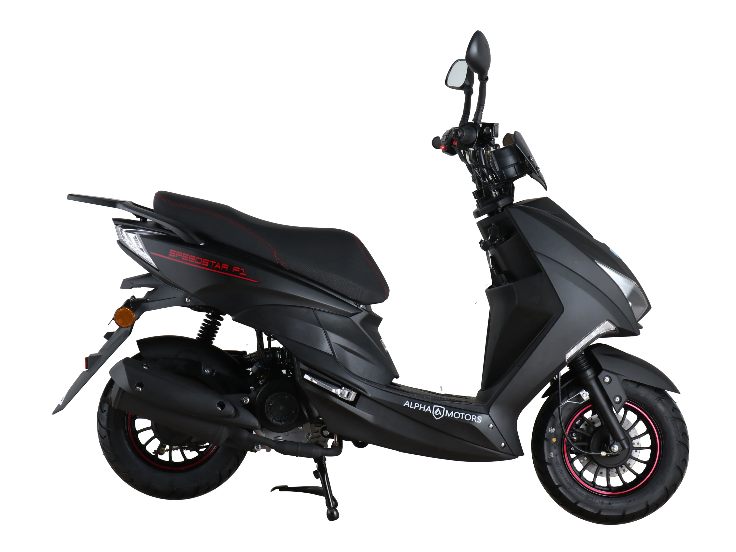 Alpha Motors Motorroller Speedstar FI, 50 ccm, 25 km/h, Euro 5, mit Lenkerschloss – Bild 2 von 4