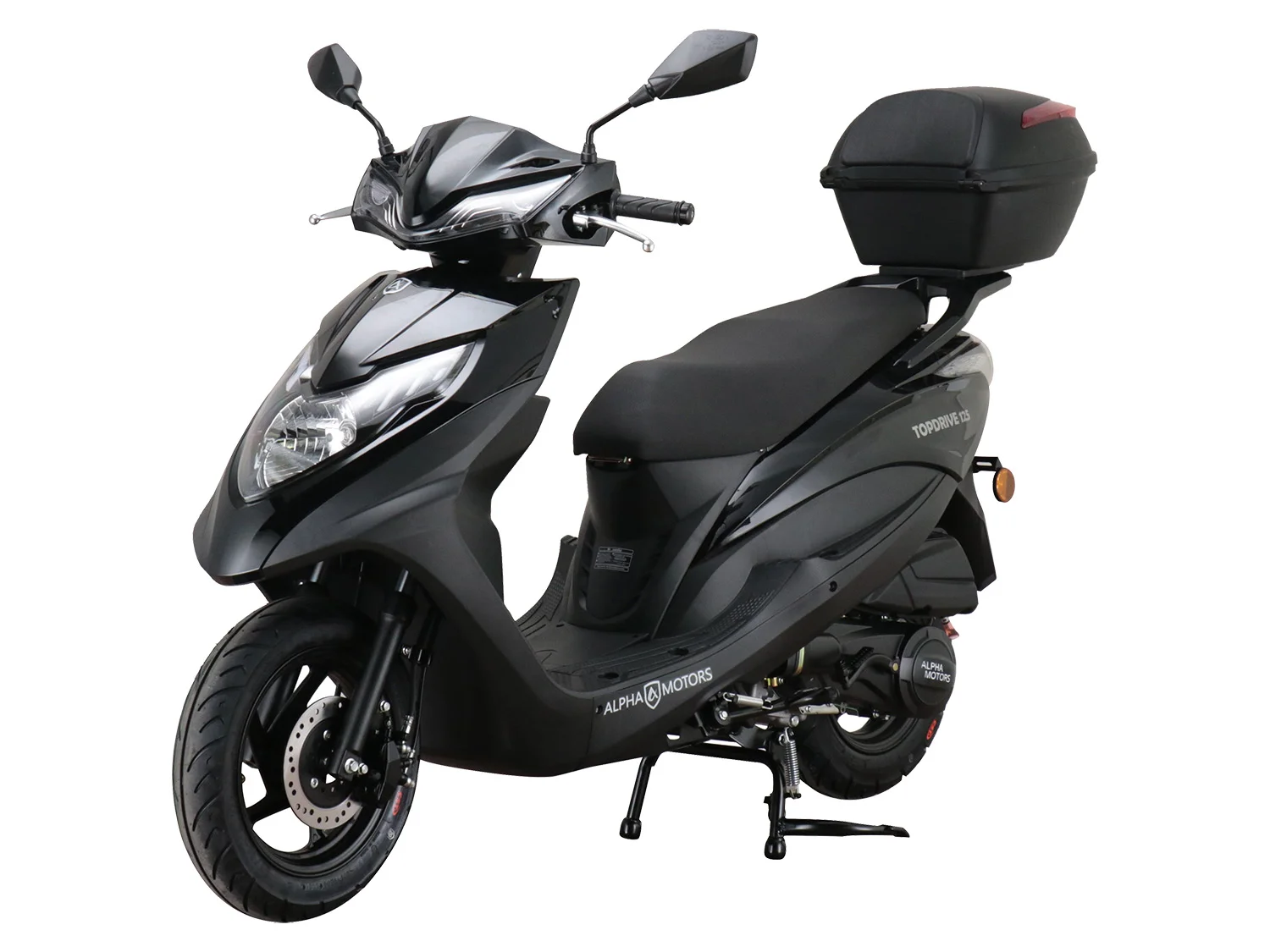Alpha Motors Motorroller Topdrive, 125 ccm, 85 km/h, Euro 5+, (Spar-Set, mit Topcase), mit USB-Anschluss – Bild 2 von 4