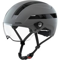 ALPINA Herren Helm SOHO VISOR, Größe 51 in Grau