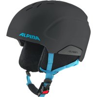 Alpina Pizi Kinder Skihelm (51-55 cm, 38 black/blue matt)