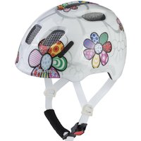 Alpina Ximo 2 Flash Kinderfahrradhelm (45-49 cm, 12 white flower gloss)