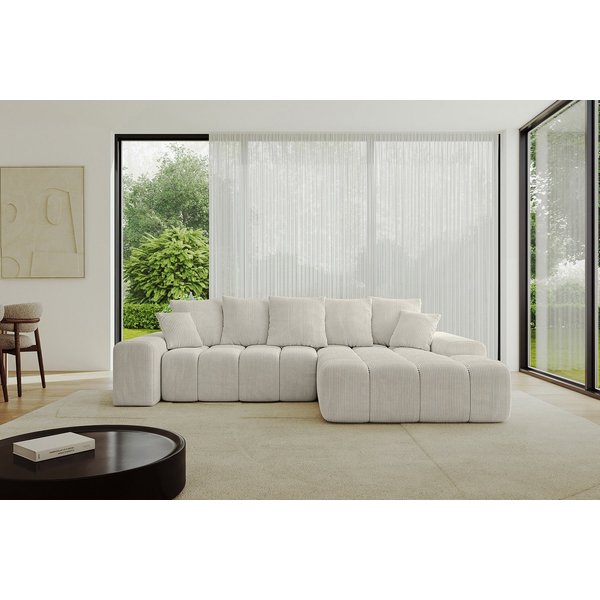 ALTDECOR Ecksofa ENSI-L, Sofa Praktische Bequeme Funktionsecke Couch L-Form Eckcouch, Corner Sofa L-Form Vielseitige Sofa Wohnlandschaft Wohnzimmer