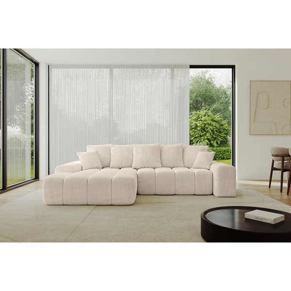 ALTDECOR Ecksofa ENSI-L, Sofa Praktische Bequeme Funktionsecke Couch L-Form Eckcouch, Corner Sofa L-Form Vielseitige Sofa Wohnlandschaft Wohnzimmer