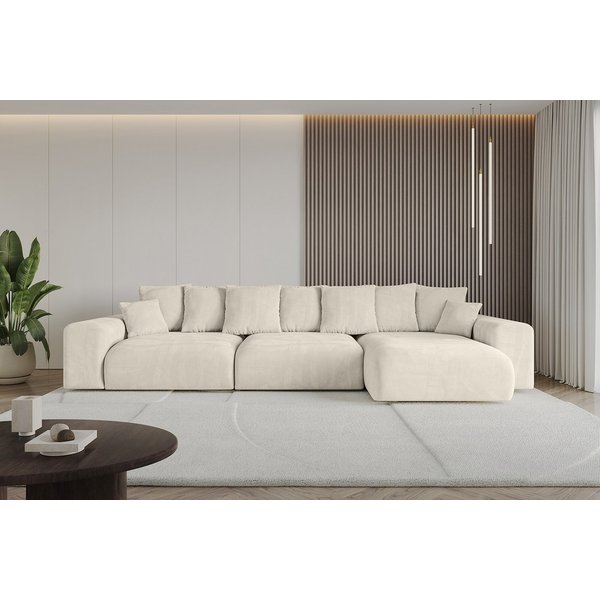 ALTDECOR Ecksofa ESKAR-L2, Couch mit Schlaffunktion, Wohnzimmer - Wohnlandschaft, Corner Sofa Bett Eckcouch Couch L-Form Schlafcouch Ausziehbar