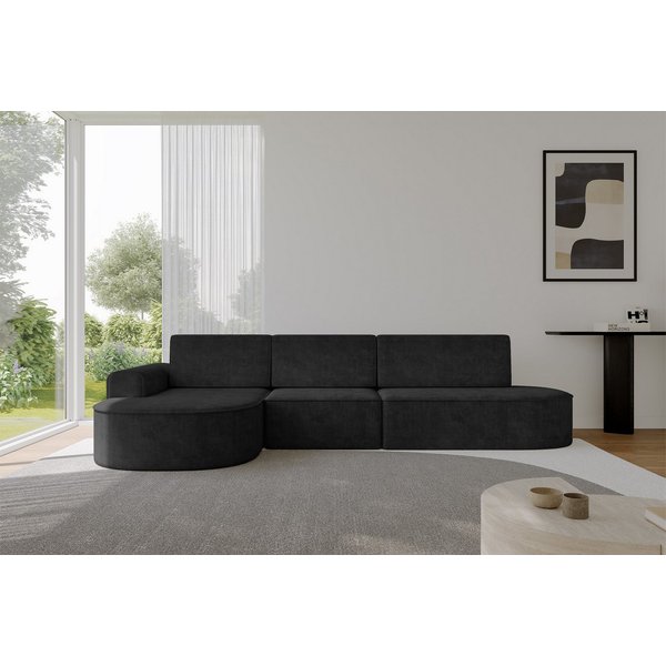 ALTDECOR Ecksofa MARI L2-S, Couch mit Schlaffunktion, Wohnzimmer - Ecksofa, Corner Sofa Bett Eckcouch Couch L-Form Schlafcouch Ausziehbar