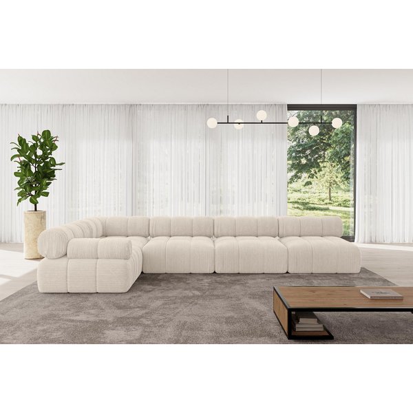 ALTDECOR Ecksofa Mende-L3, Sofa Praktische Bequeme Funktionsecke Couch L-Form Eckcouch, Corner Sofa U-Form Vielseitige Sofa Wohnlandschaft Wohnzimmer