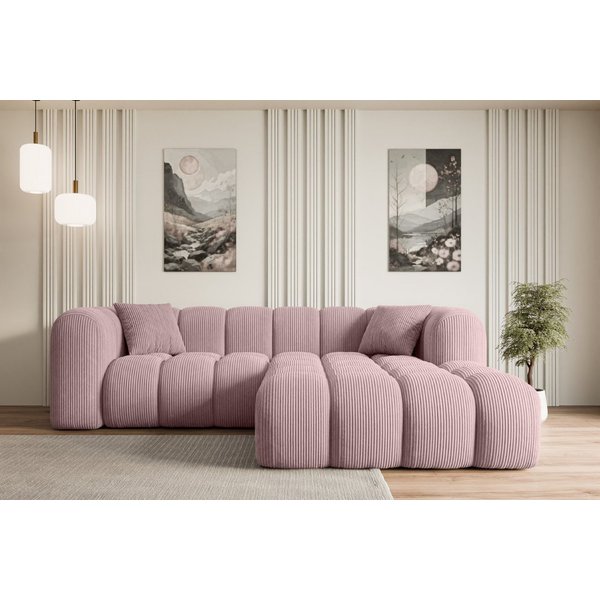ALTDECOR Ecksofa OLEA-L1, Sofa Praktische Bequeme Funktionsecke Couch L-Form Eckcouch, Corner Sofa L-Form Vielseitige Sofa Wohnlandschaft Wohnzimmer