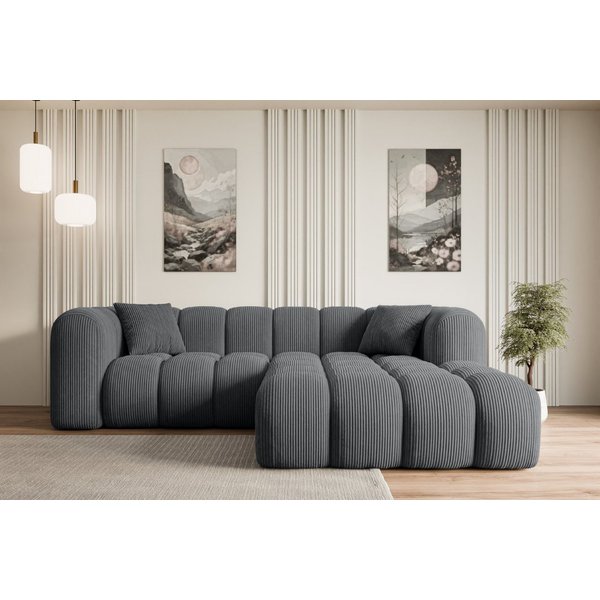 ALTDECOR Ecksofa OLEA-L1, Sofa Praktische Bequeme Funktionsecke Couch L-Form Eckcouch, Corner Sofa L-Form Vielseitige Sofa Wohnlandschaft Wohnzimmer