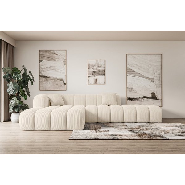 ALTDECOR Ecksofa OLEA-L2, Sofa Praktische Bequeme Funktionsecke Couch L-Form Eckcouch, Corner Sofa U-Form Vielseitige Sofa Wohnlandschaft Wohnzimmer