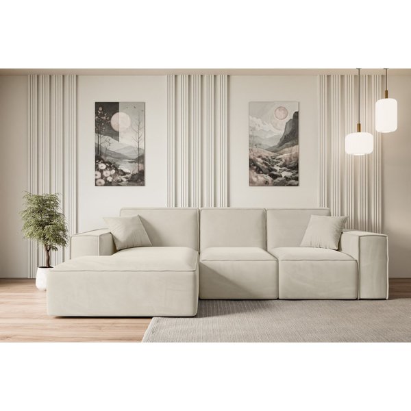 ALTDECOR Ecksofa SERRA-L, Sofa Praktische Bequeme Funktionsecke Couch L-Form Eckcouch, Corner Sofa U-Form Vielseitige Sofa Wohnlandschaft Wohnzimmer