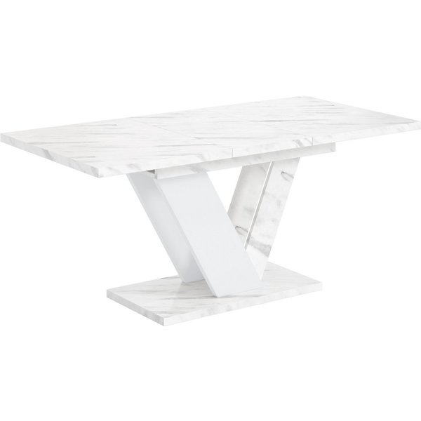 ALTDECOR Esstisch CLASI (Esstisch ausziehbar, Esszimmertische, Tisch Wohnzimmertisch), Esszimmertisch ausziehbar 120 - 160 x 80 x 75 cm