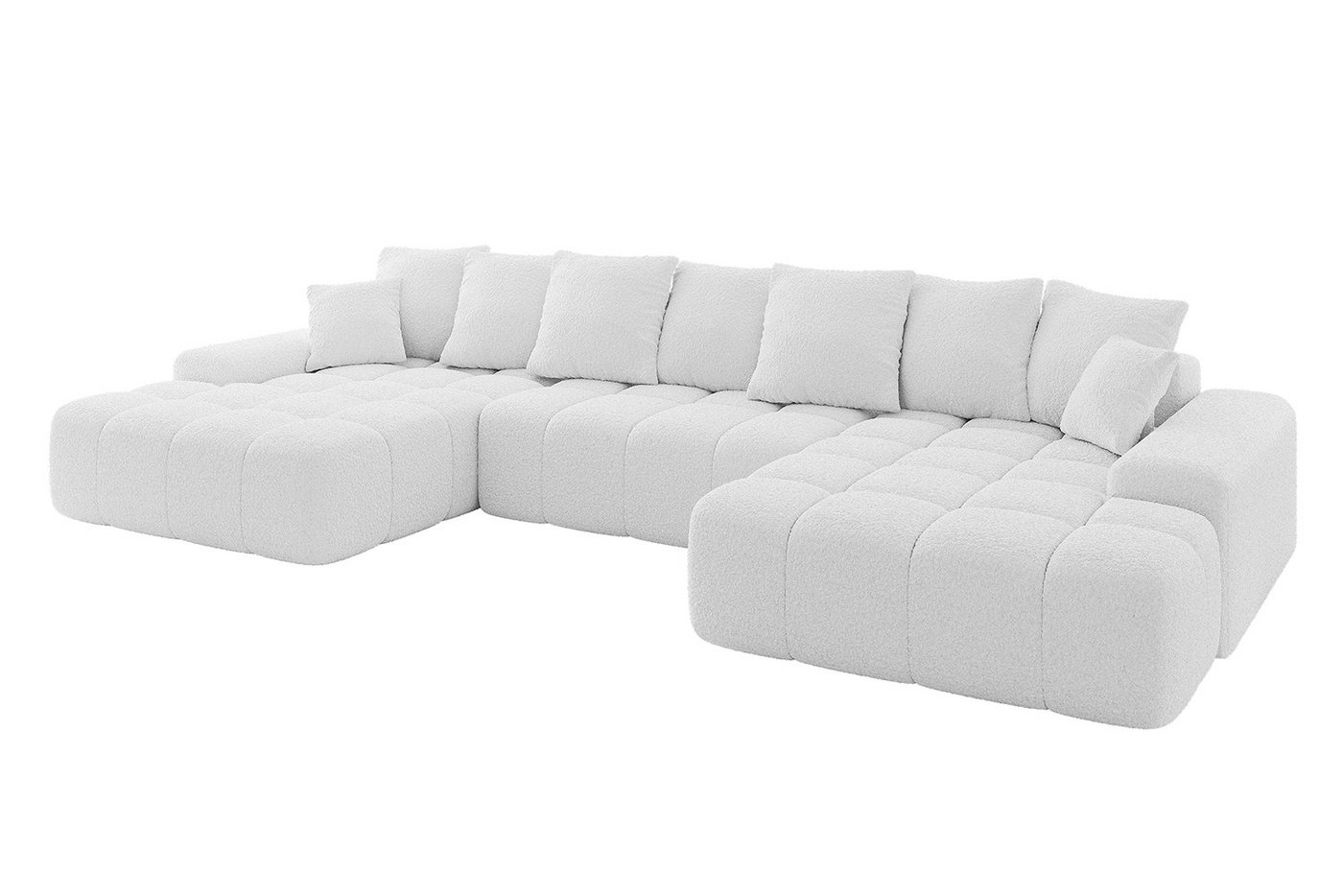 ALTDECOR Wohnlandschaft ENSI-U, Couch mit Schlaffunktion, Wohnzimmer - Wohnlandschaft, Corner Sofa Bett Eckcouch Couch U-Form Schlafcouch 353x164x69 – Bild 2 von 5