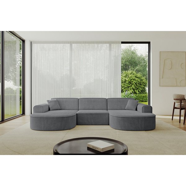 ALTDECOR Wohnlandschaft MARI-U1, Sofa Praktische Bequeme Funktionsecke Couch U-Form Eckcouch, Corner Sofa U-Form Vielseitige Sofa Wohnlandschaft Wohnzimmer