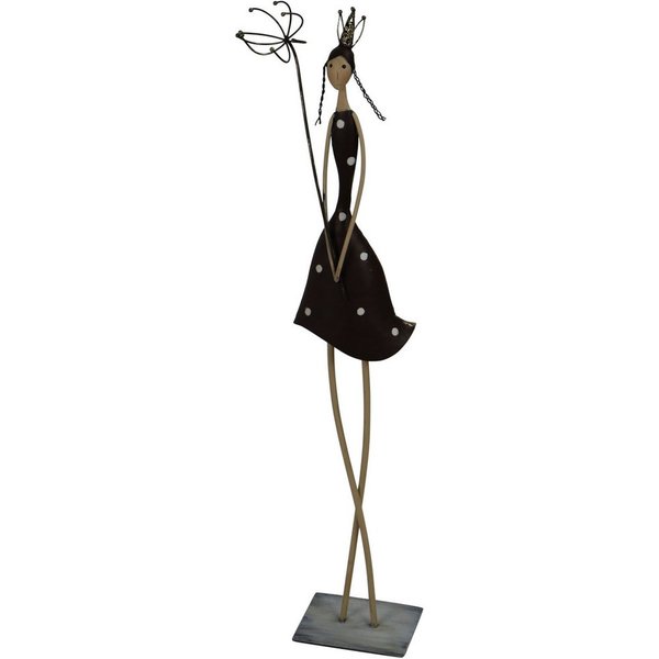 AM Design Dekofigur Blumenfee aus Metall, in Handarbeit gefertigt