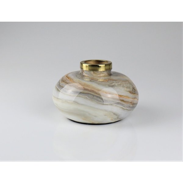 AM Design Dekovase aus Glas, BxH: 14,5x10,5 cm