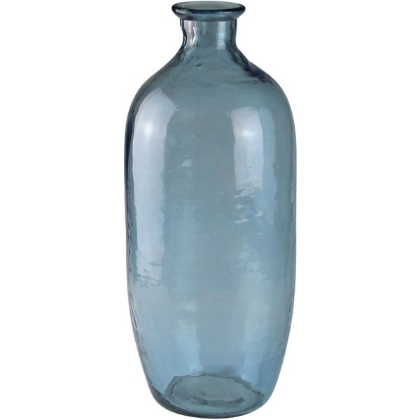 AM Design Dekovase Elegante Glasvase in Blau, ein Highlight für Ihre Blumen oder Dekoration