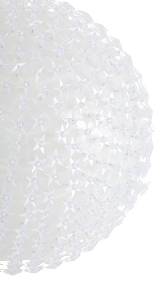 AM Design LED Dekolicht, LED fest integriert, Warmweiß, LED Kugel mit Sternen, Weihnachtsdeko aussen – Bild 3 von 5