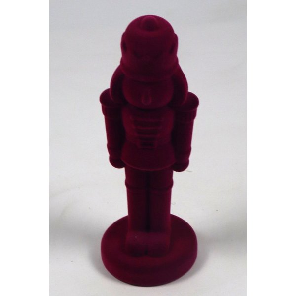 AM Design Weihnachtsfigur Nussknacker mit samtweichem Flock, in verschiedenen Größen und Farben