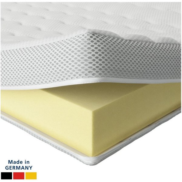 AM Qualitätsmatratzen, Topper Viscoschaum, Premium Visco-Topper, Memory Foam, Druckentlastend, 6 cm hoch, Viscoschaum (6cm), 80x200 cm