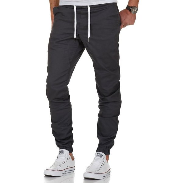 Amaci&Sons Chinohose NEW JERSEY Basic Jogger-Chino Herren Stretch Jogger Basic Chino Jeans Hose Cargo
