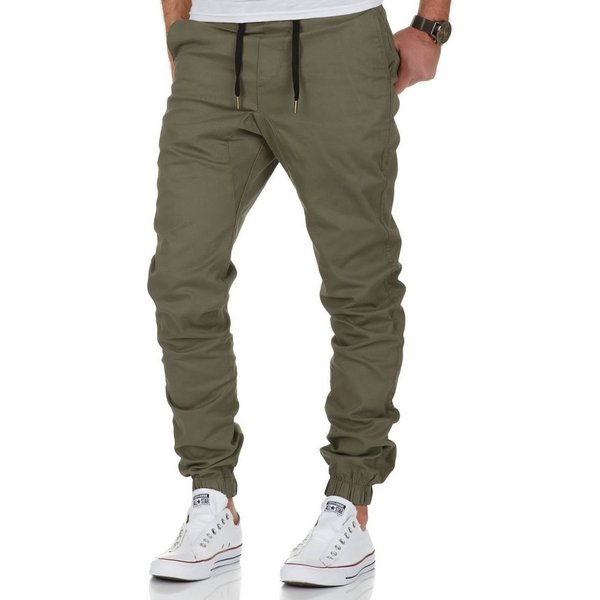 Amaci&Sons Chinohose NEW JERSEY Basic Jogger-Chino Herren Stretch Jogger Basic Chino Jeans Hose Cargo