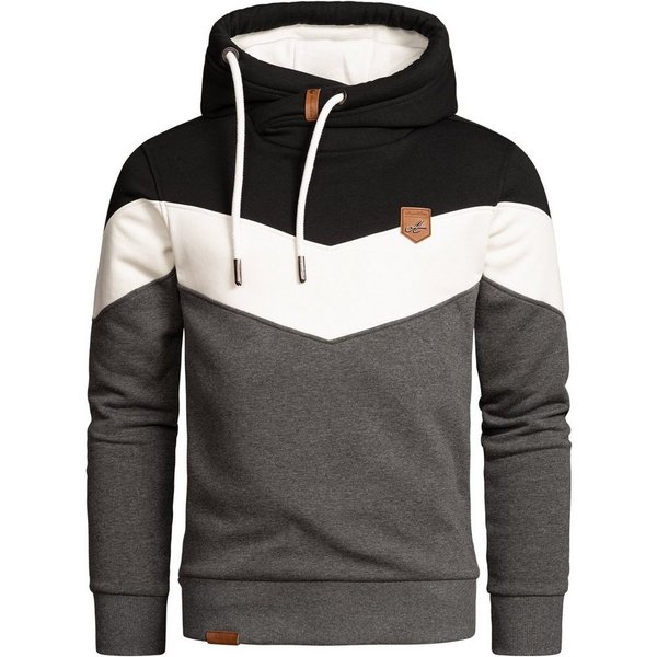 Amaci&Sons Kapuzenpullover BOISE Kapuzenpullover