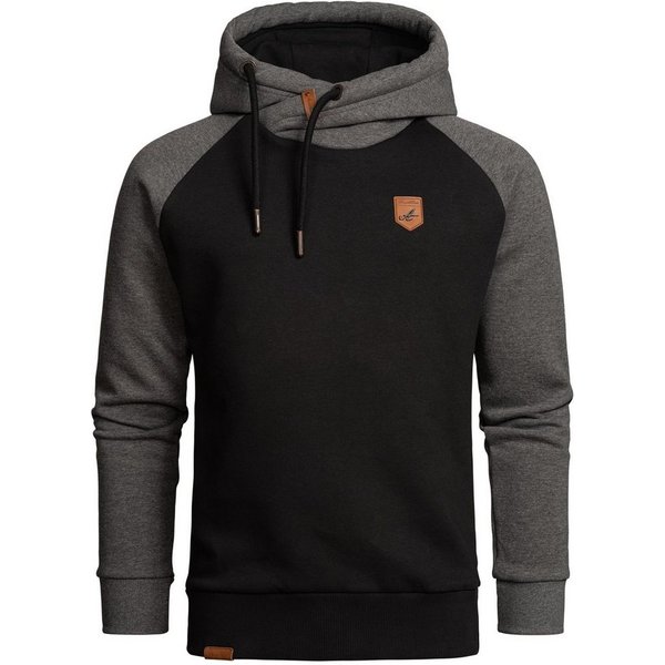 Amaci&Sons Kapuzenpullover FONTANA Kapuzenpullover mit Kontrast