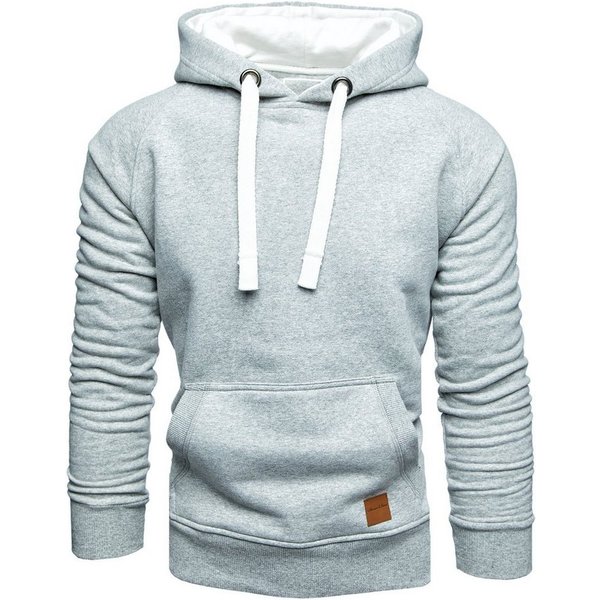 Amaci&Sons Kapuzenpullover LANSING Kapuzenpullover Herren Basic Kontrast Sweatjacke Pullover Hoodie Sweatshirt