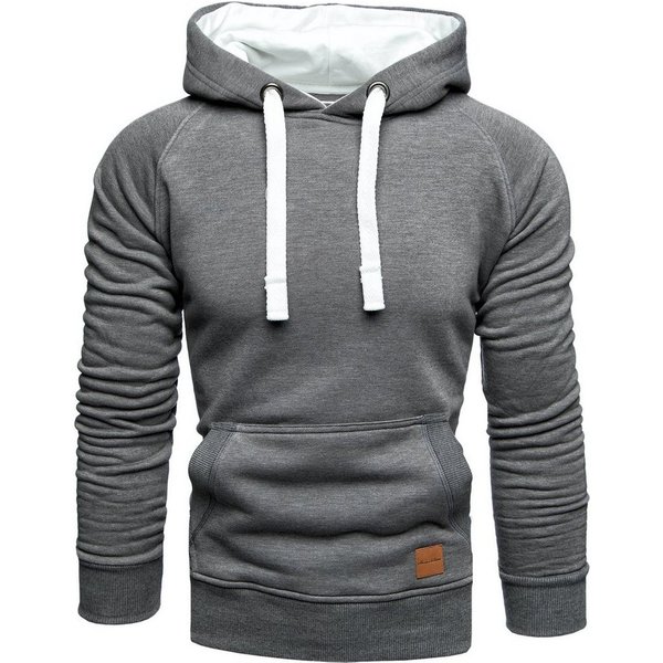 Amaci&Sons Kapuzenpullover LANSING Kapuzenpullover Herren Basic Kontrast Sweatjacke Pullover Hoodie Sweatshirt