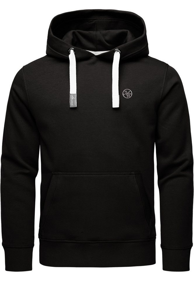 Amaci&Sons Kapuzenpullover WATERBURY Kapuzenpullover Herren Basic Kontrast Sweatjacke Pullover Hoodie Sweatshirt – Bild 2 von 5