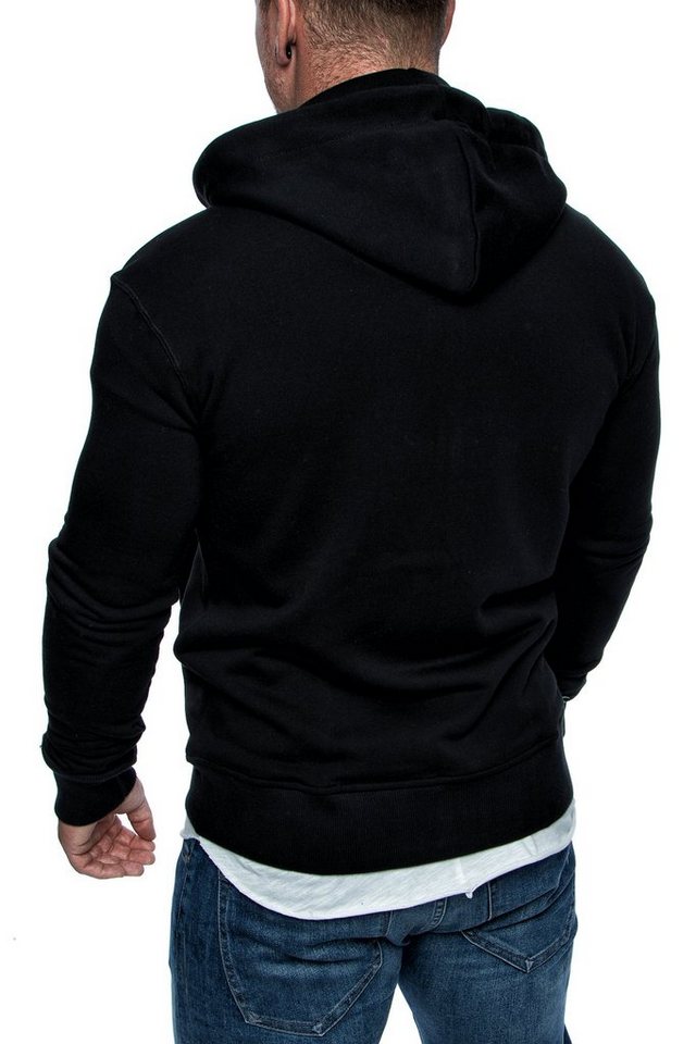 Amaci&Sons Kapuzenpullover WATERBURY Kapuzenpullover Herren Basic Kontrast Sweatjacke Pullover Hoodie Sweatshirt – Bild 5 von 5