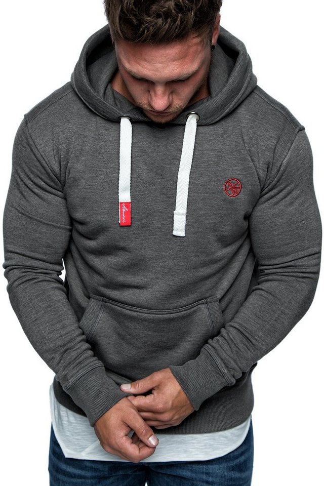 Amaci&Sons Kapuzenpullover WATERBURY Kapuzenpullover Herren Basic Kontrast Sweatjacke Pullover Hoodie Sweatshirt – Bild 4 von 5